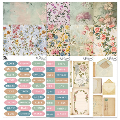 The Crafty Witches Sweet Spring Junk Journal Digital Collection