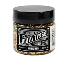 Tim Holtz Distress Liquid Tinsel Chunky 29ml - Choice of Finish - Antiqued