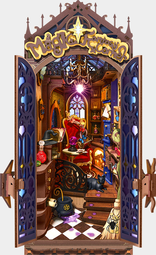 Rolife Magic Fantasy Corner - DIY Book Nook Shelf Insert - TGB14