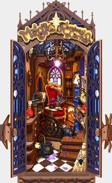Rolife Magic Fantasy Corner - DIY Book Nook Shelf Insert - TGB14