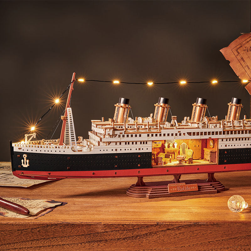 Rolife 1912 Eternal Atlantic Voyager - DIY 3D Wooden Puzzle - TGL02