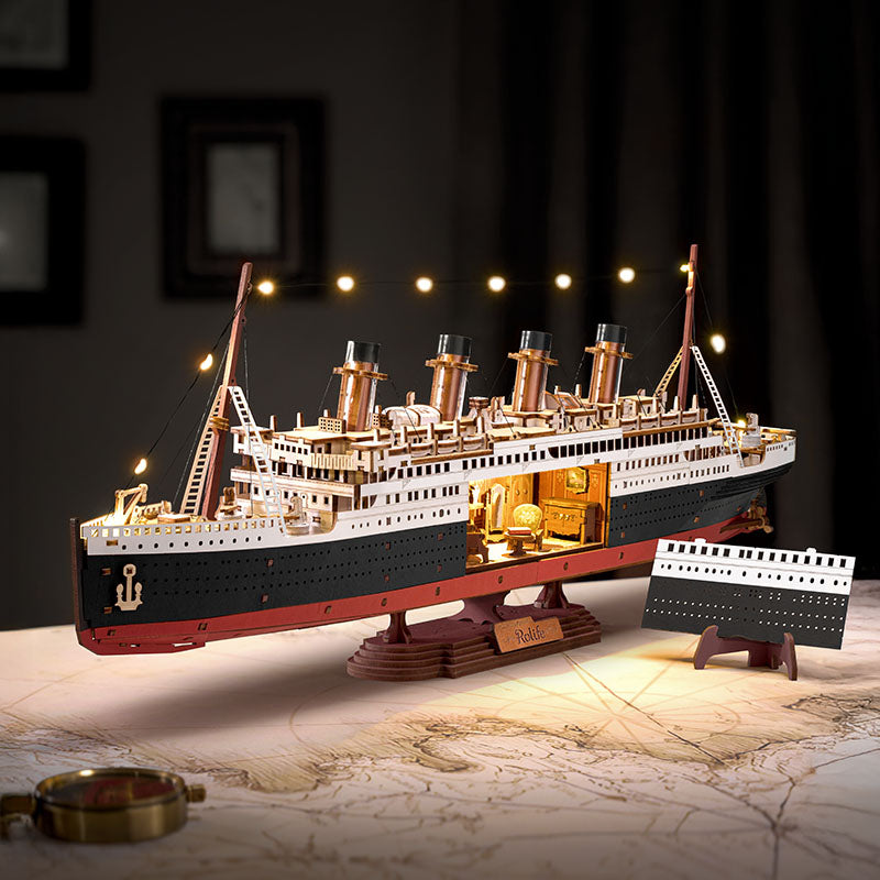 Rolife 1912 Eternal Atlantic Voyager - DIY 3D Wooden Puzzle - TGL02