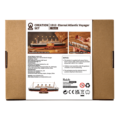 Rolife 1912 Eternal Atlantic Voyager - DIY 3D Wooden Puzzle - TGL02