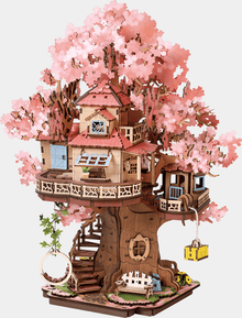 Rolife Sakura Tree House - DIY 3D Wooden Puzzle - TGS04