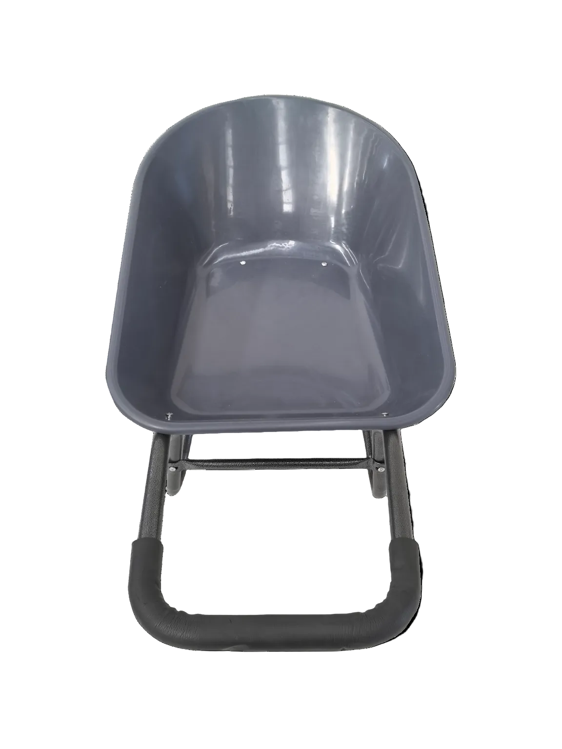 The Handy 78 Litre Galvanised Steel Wheelbarrow with Twin Puncture Proof Tyres