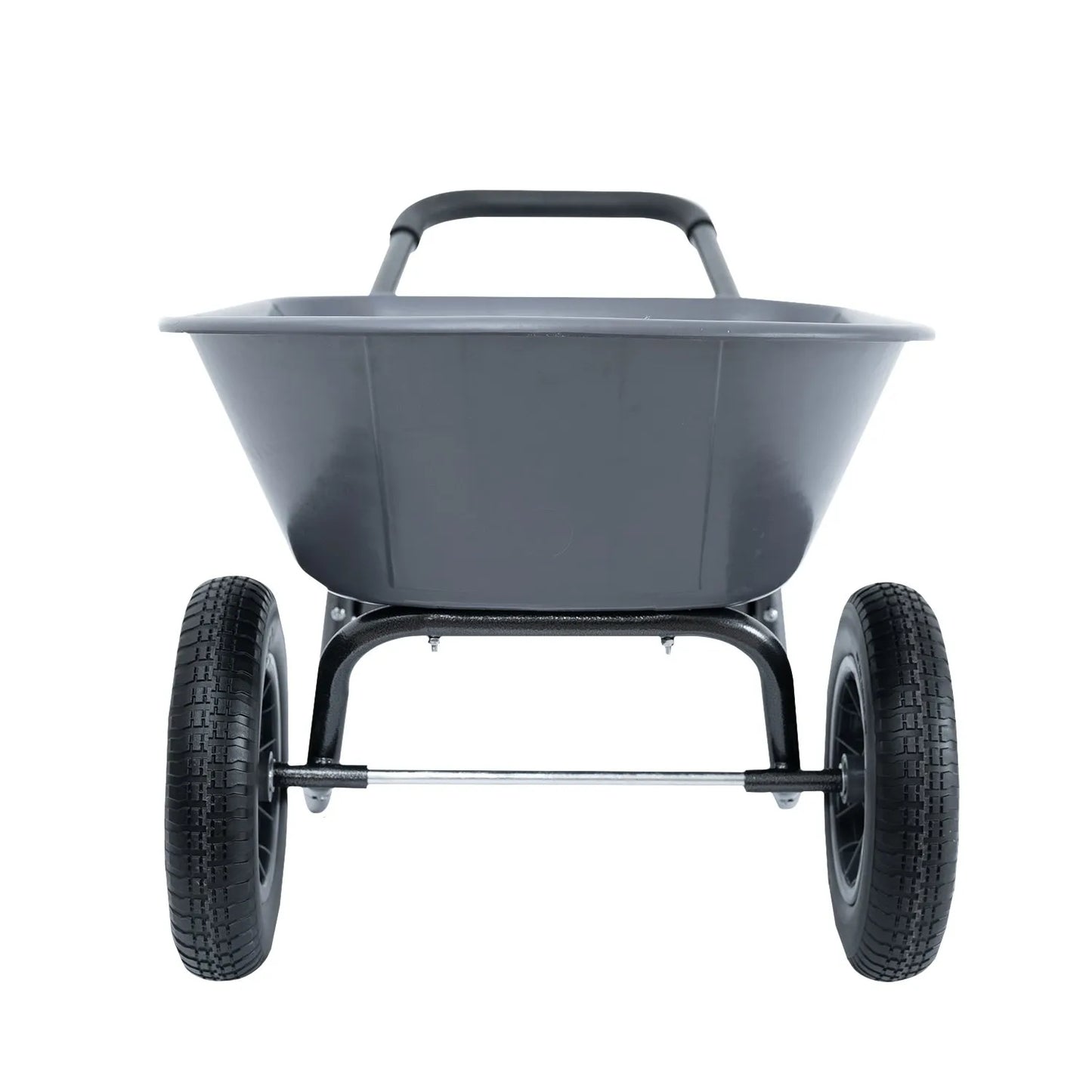 The Handy 78 Litre Galvanised Steel Wheelbarrow with Twin Puncture Proof Tyres