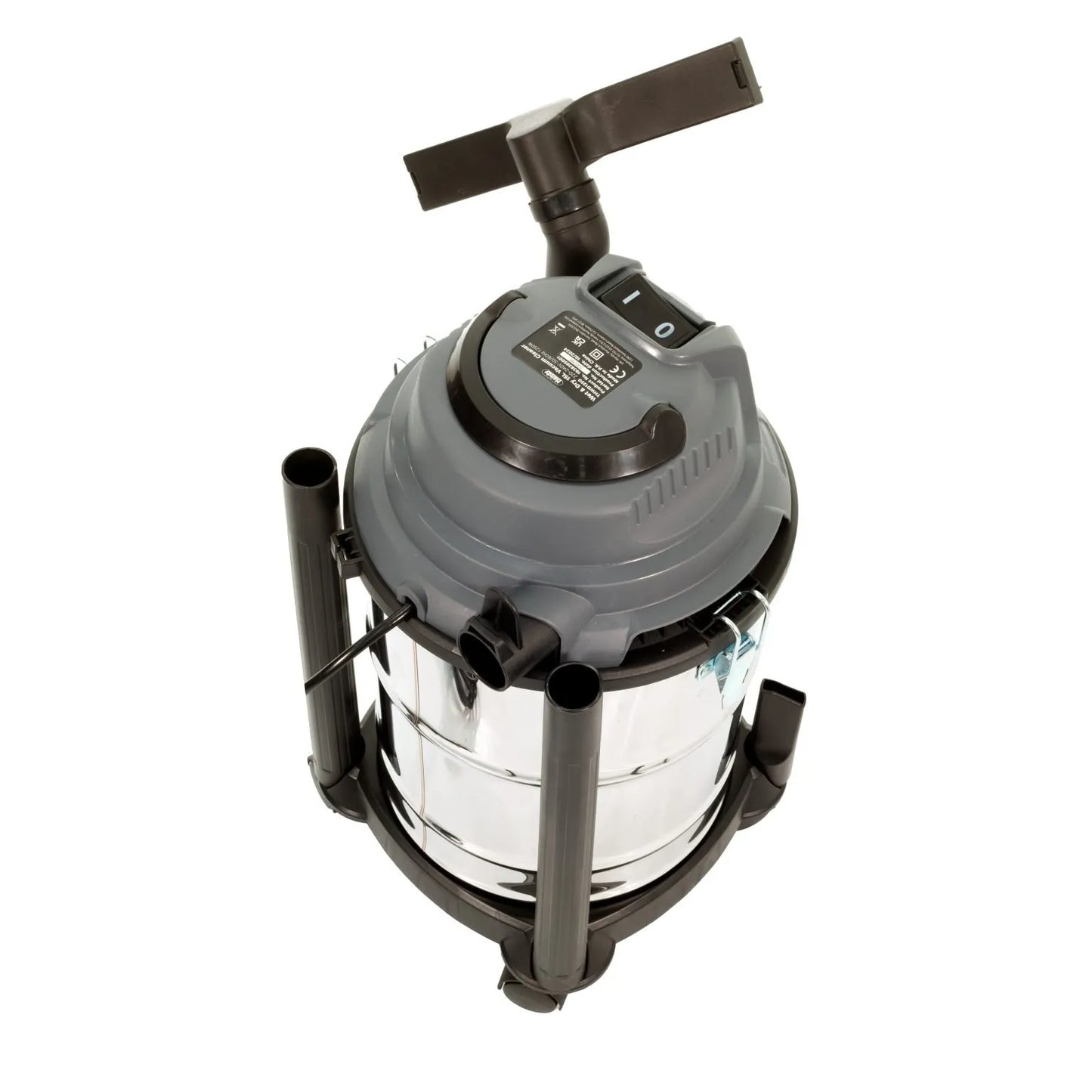 The Handy 1250W 15 Litre Stainless Steel Wet & Dry Vacuum Cleaner