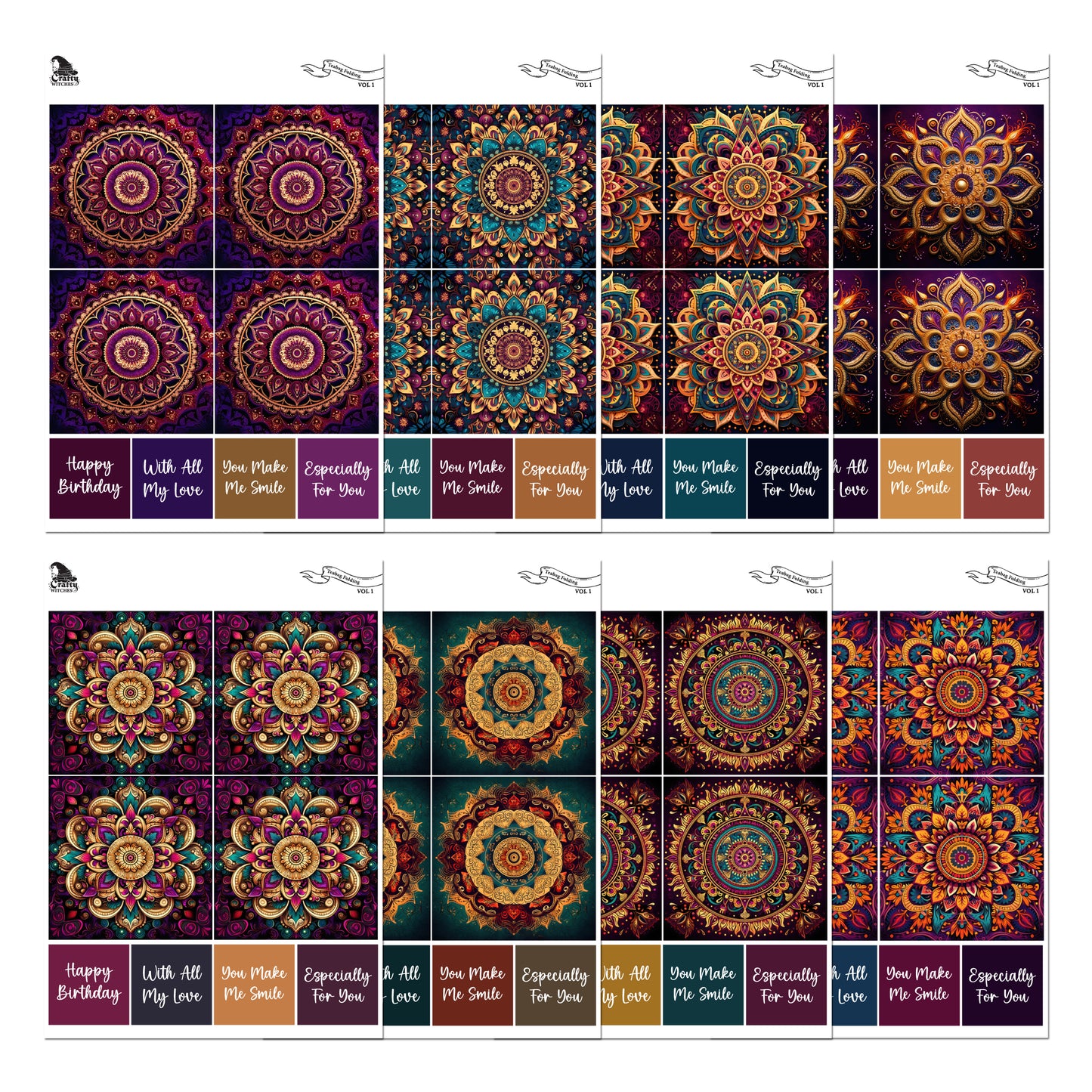 The Crafty Witches Teabag Folding Vol I Digital Collection