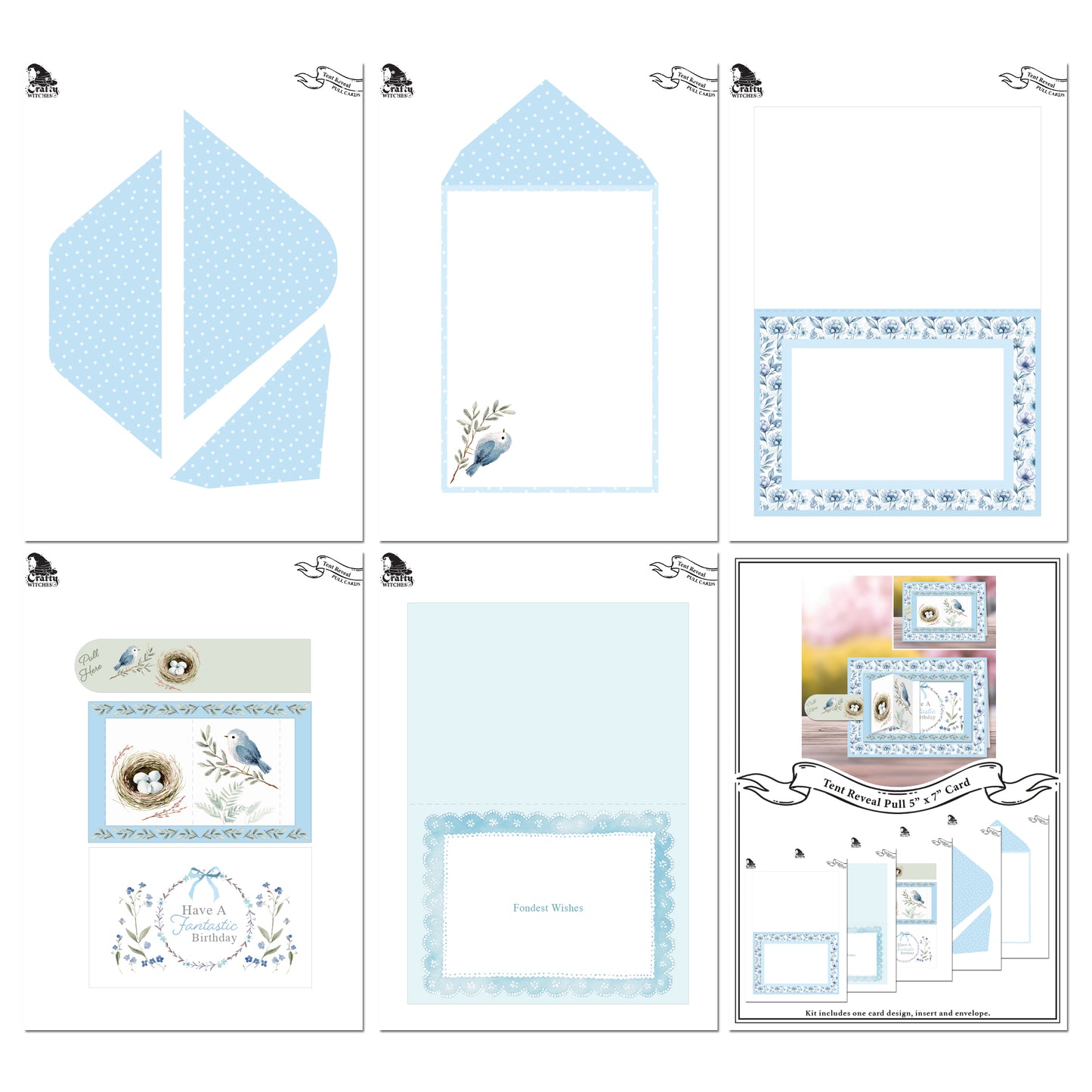 The Crafty Witches Tent Reveal Cards Vol I Digital Collection