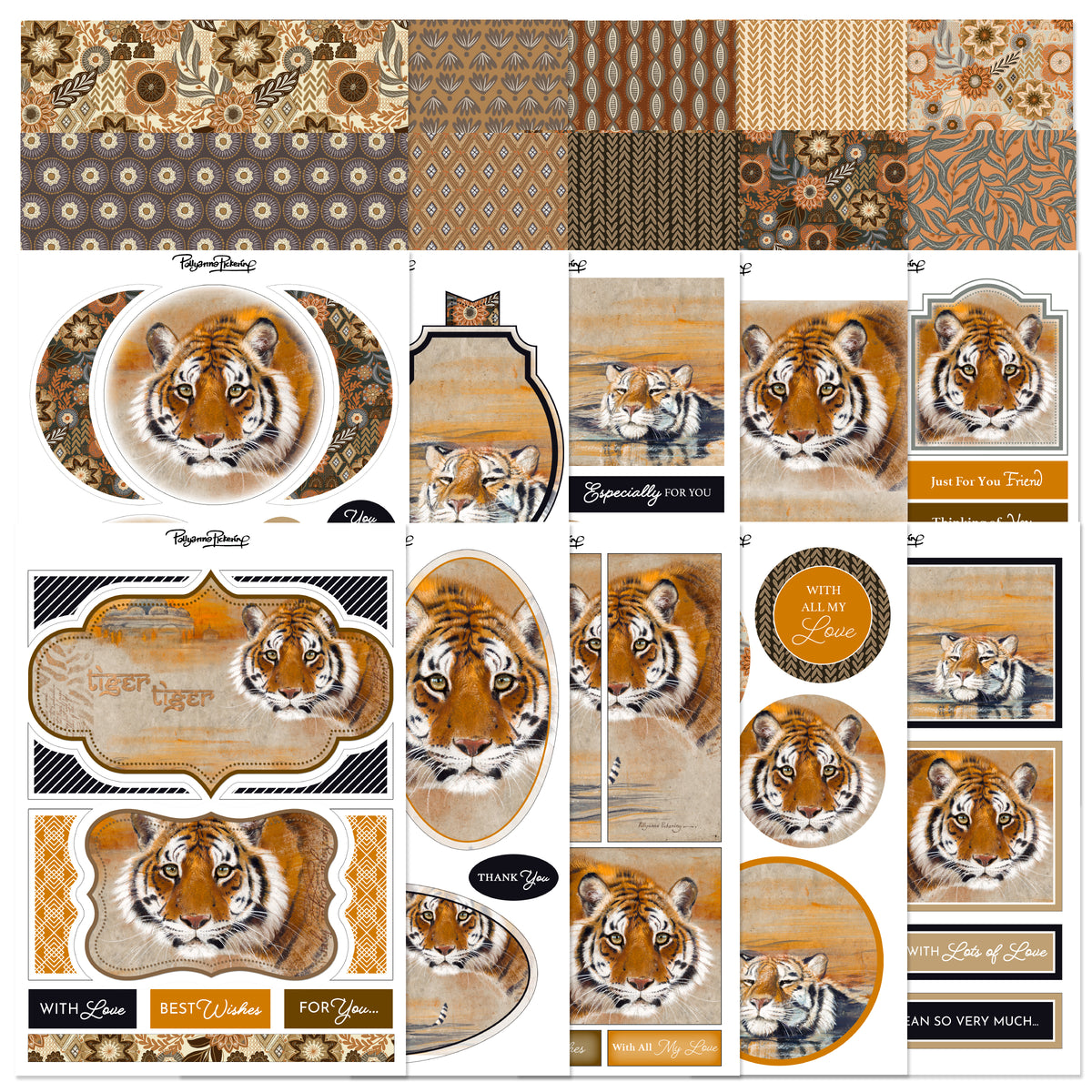 The Crafty Witches Pollyanna Pickering's Tiger Ambush Digital Collection