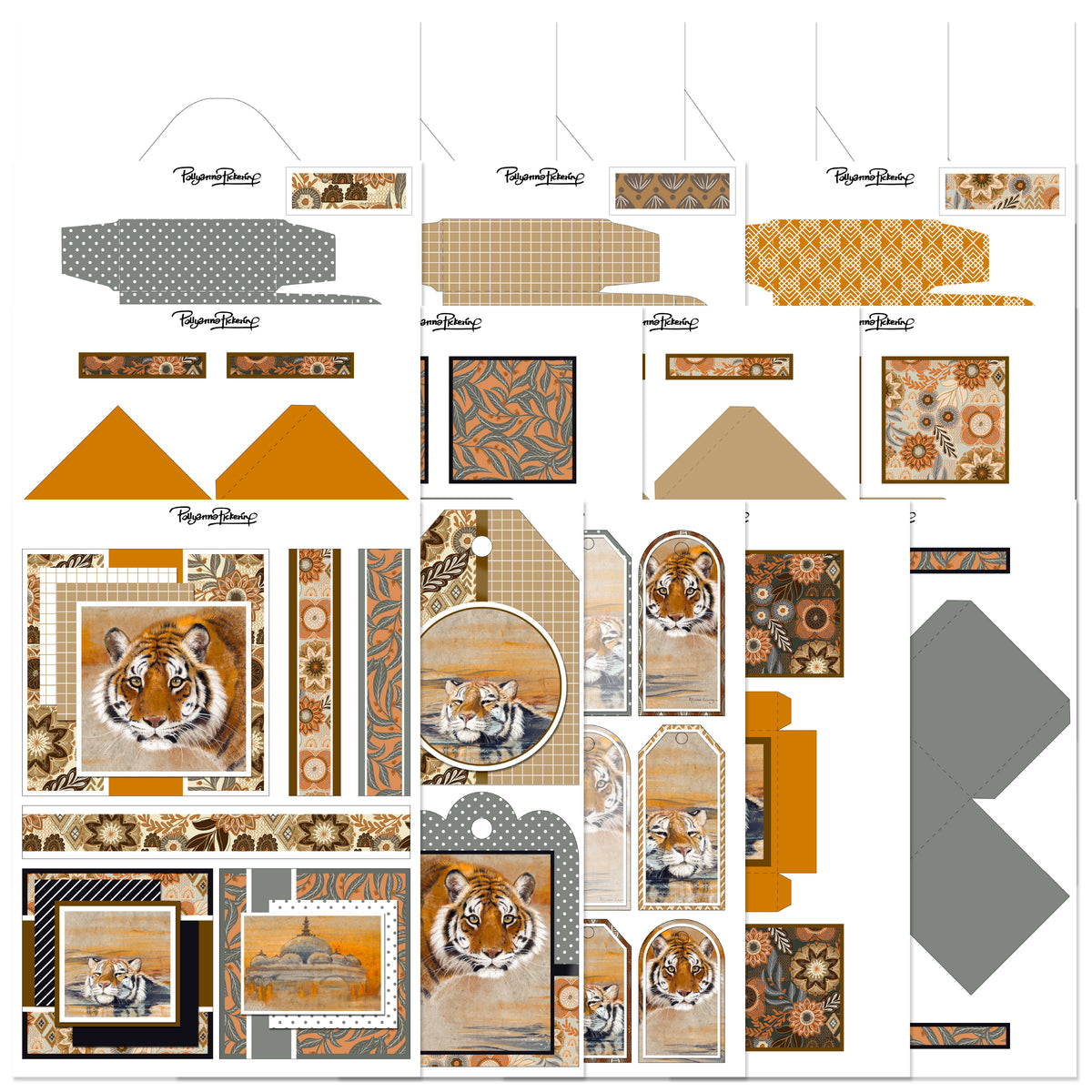 The Crafty Witches Pollyanna Pickering's Tiger Ambush Digital Collection