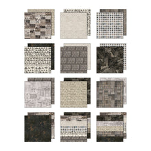 Tim Holtz Idea-ology Palette Papers 12"x12" Charcoal