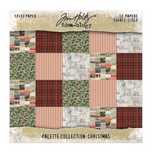 Included in Tim Holtz Idea-ology Christmas 2026 Capsule Collection: Tim Holtz idea-ology Christmas 2026 12 x 12 Palette Paper Collection th94468