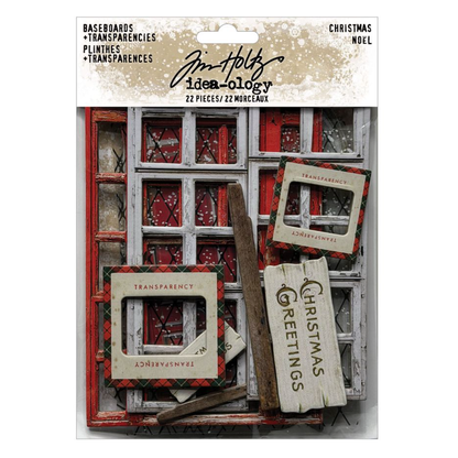 Included in Tim Holtz Idea-ology Christmas 2026 Complete Collection: Tim Holtz idea-ology Christmas 2026 Baseboards and Transparencies th94490