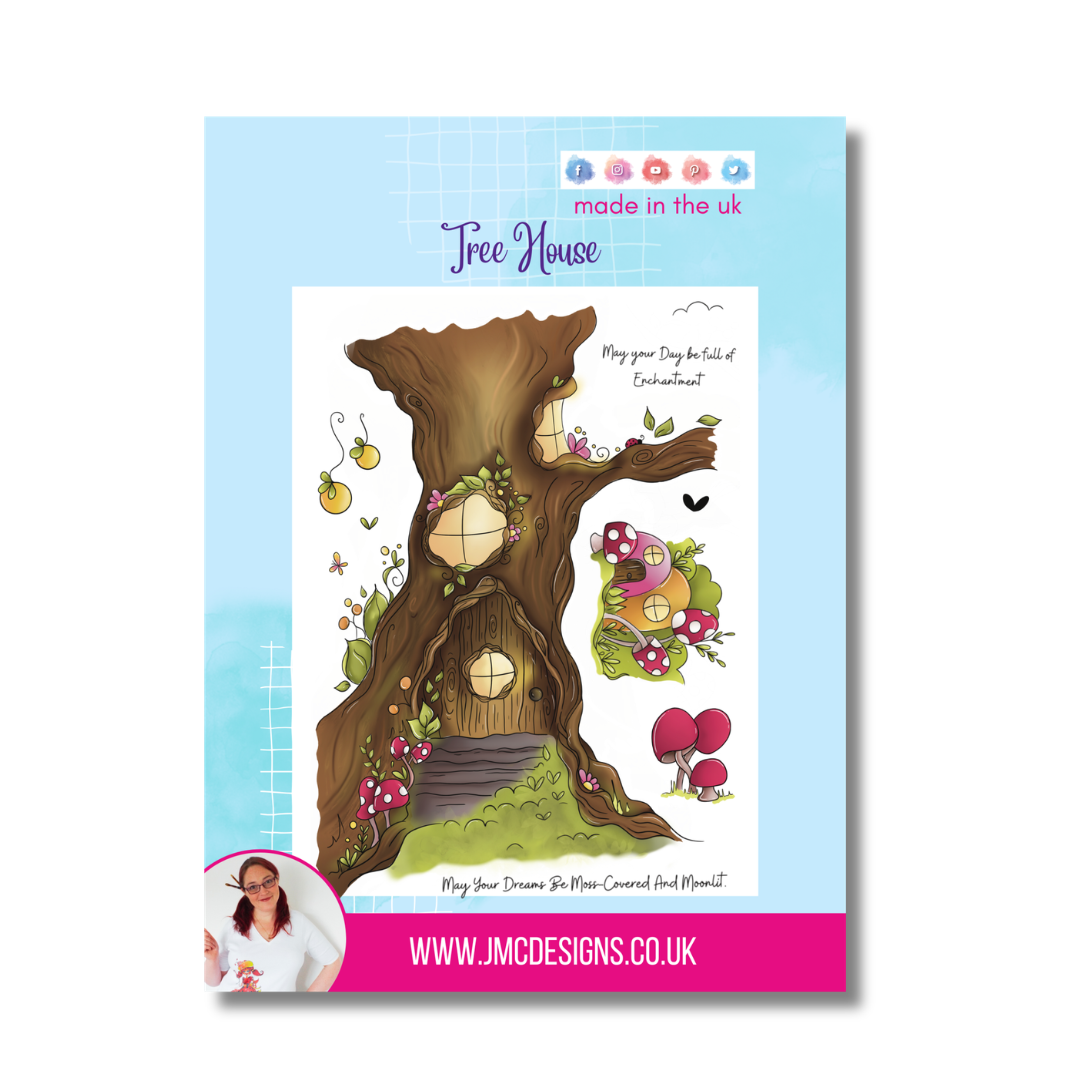 JMC Designs Tree House A5 Stamp Set