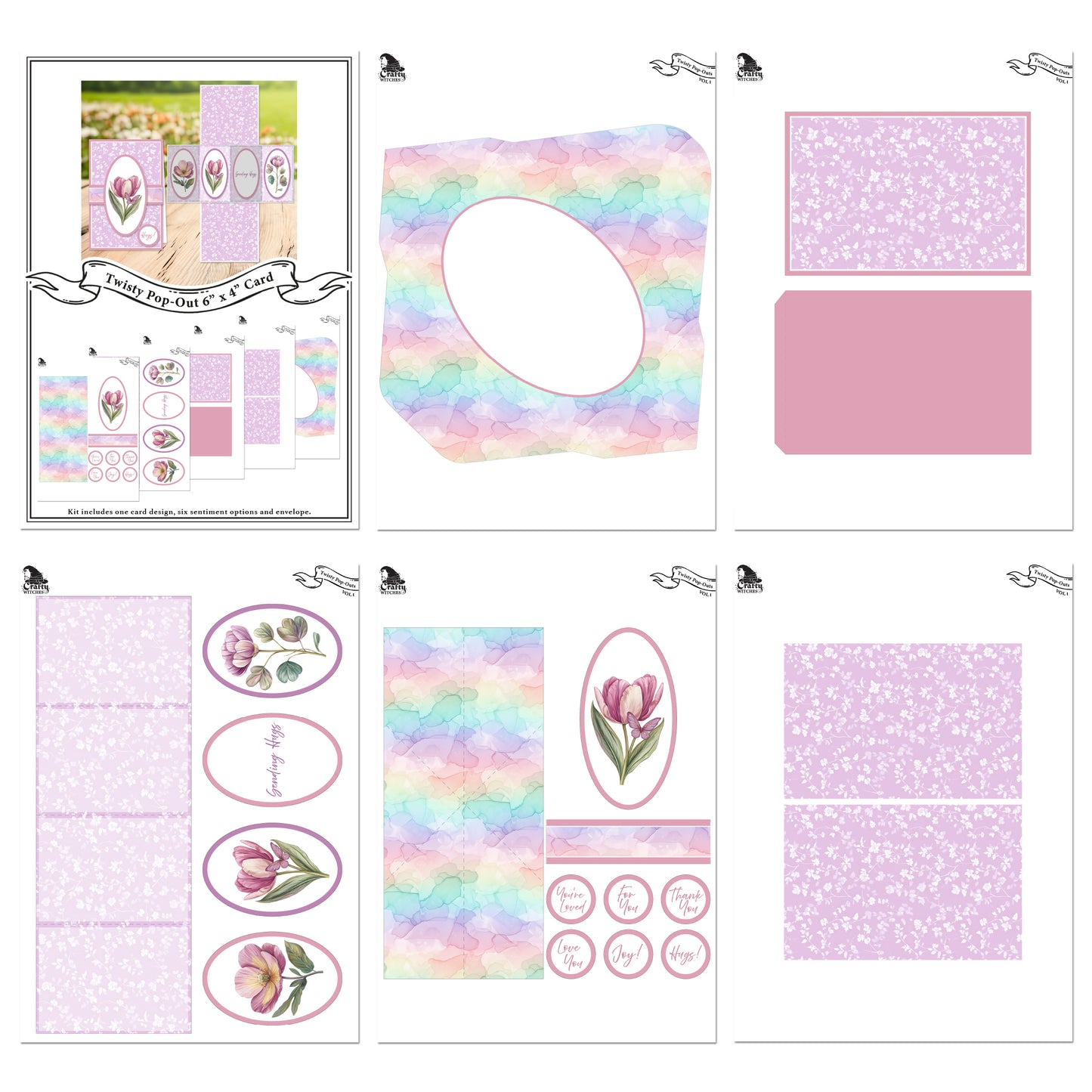 The Crafty Witches Spring Showers Digital Bundle