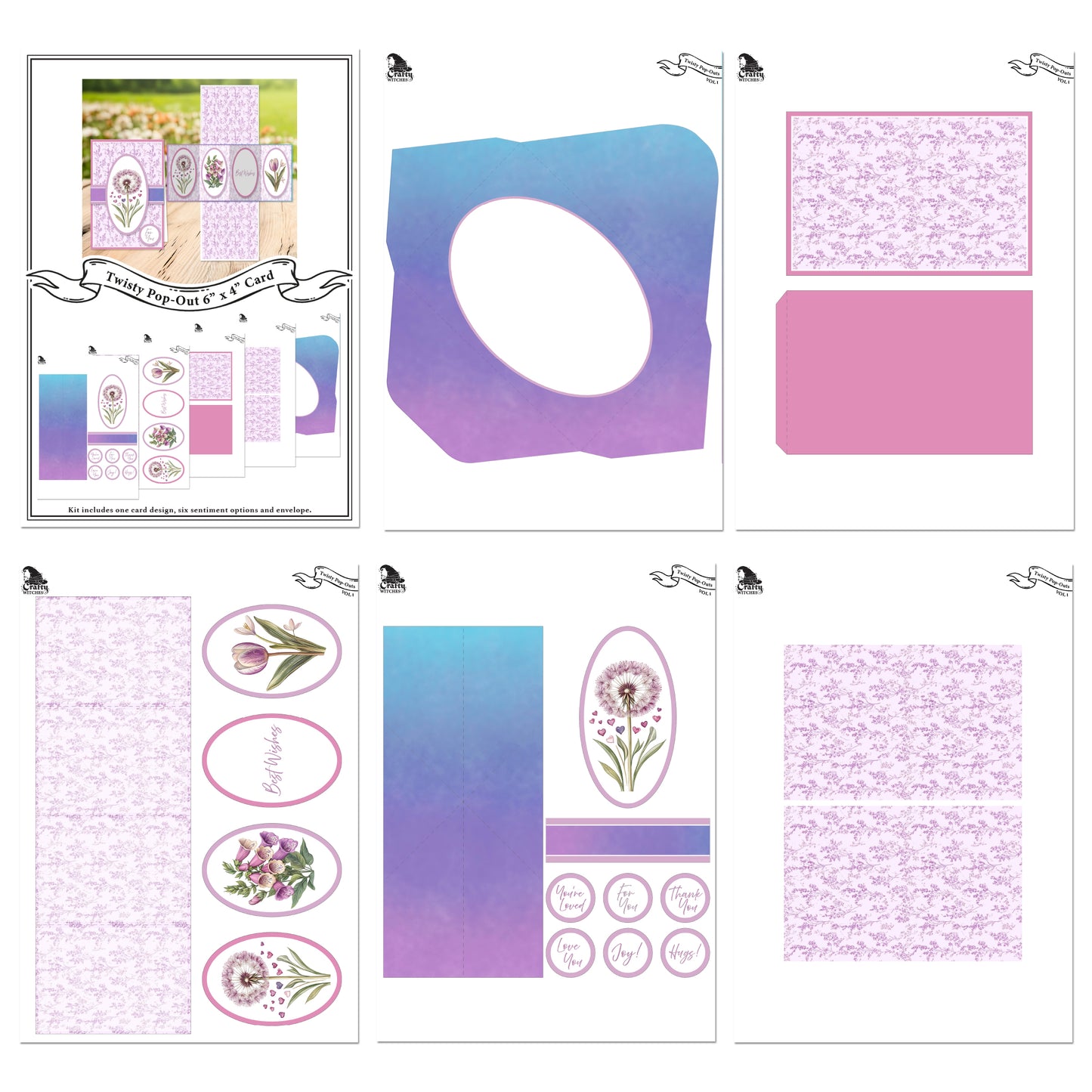 The Crafty Witches Spring Showers Digital Bundle