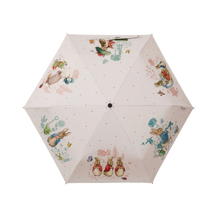 Signare Tapestry Beatrix Potter Peter Rabbit Automatic Umbrella with Shopper Bag