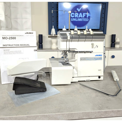 Juki MO-2500 Sumato Overlocker with Mara Professional Overlocking Thread