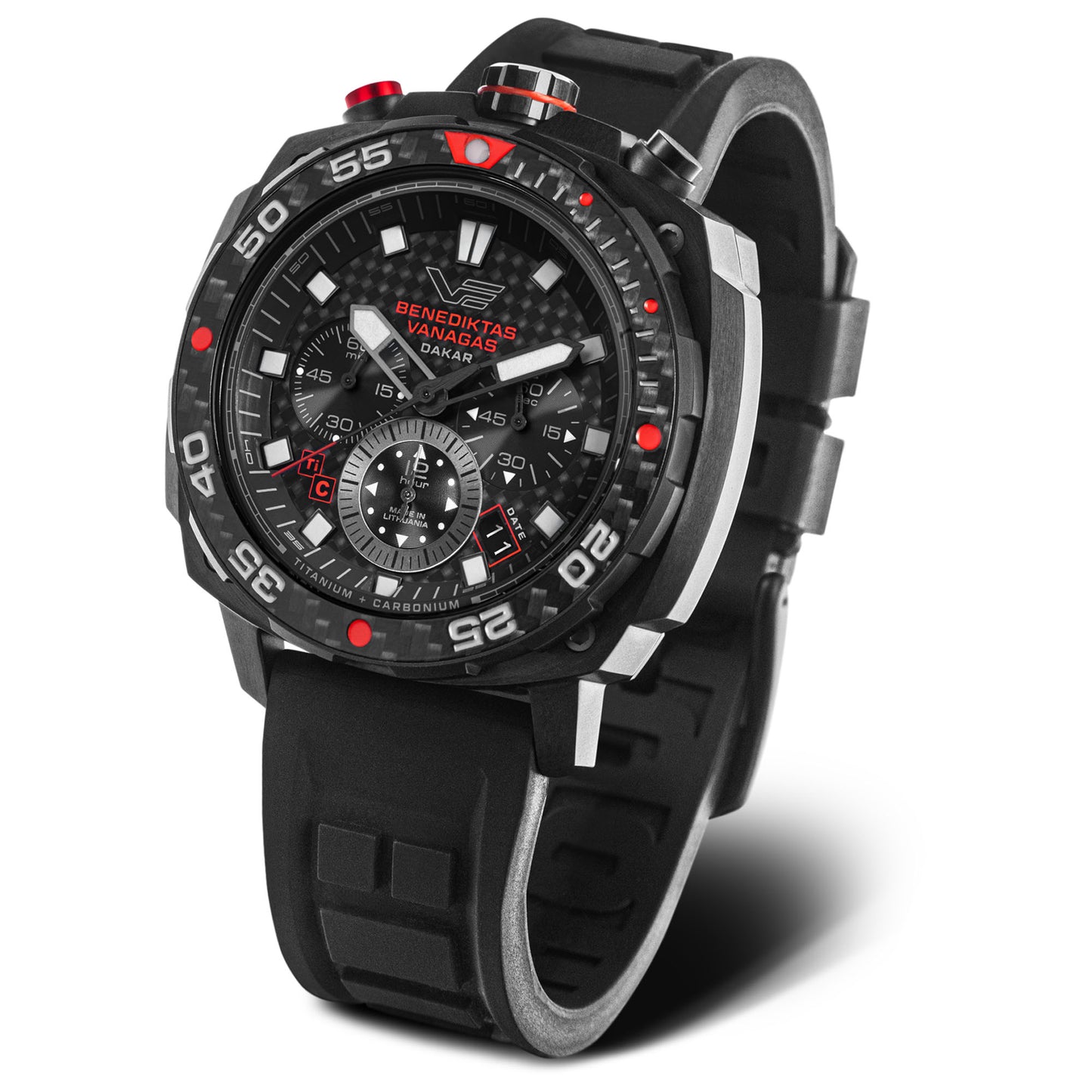 Vostok-Europe Benediktas Vanagas 'Dakar' Edition VK67-650J740 Watch