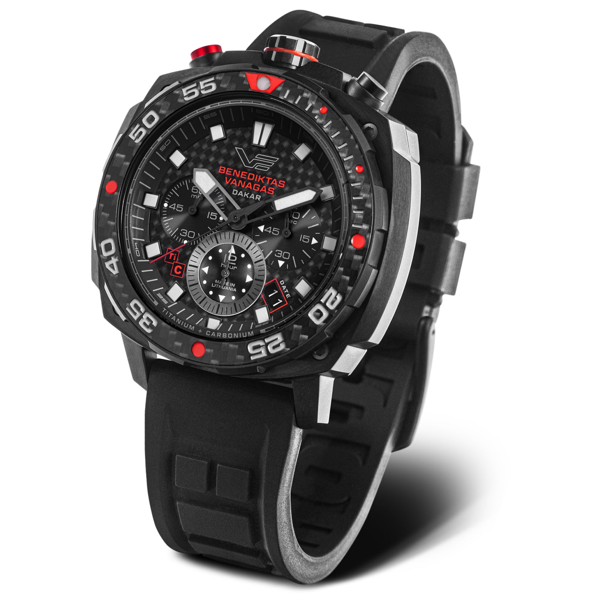 Vostok-Europe Benediktas Vanagas 'Dakar' Edition VK67-650J740 Watch