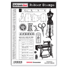 Darkroom Door Rubber Stamp Set - Dressmaker