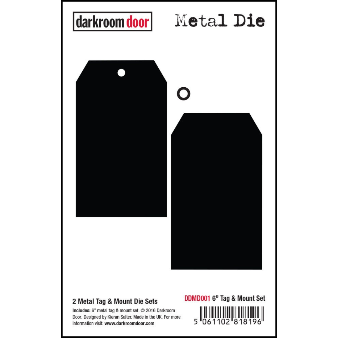 Darkroom Door Metal Die - 6" Tag & Mount