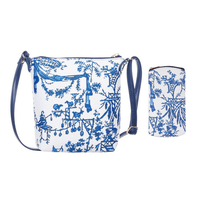Signare Tapestry Sling Bag with Glasses Case