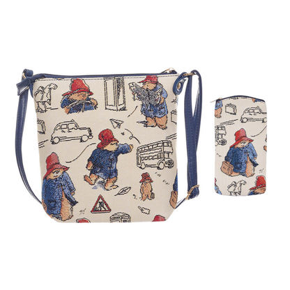 Signare Tapestry Sling Bag with Glasses Case