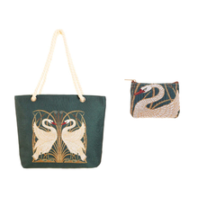 Signare Tapestry Rope Beach Bag with Zip Purse