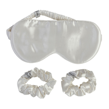 Silky Silks Mulberry Silk Gift Set of Eye Mask & 2 Hair Scrunchies