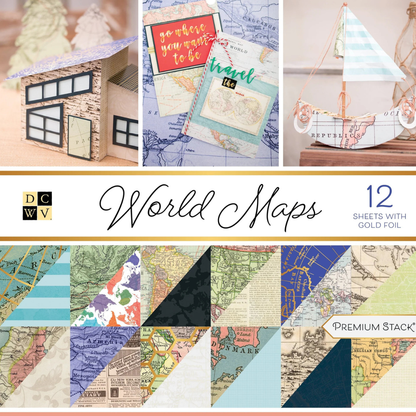 DCWV Double-Sided 12" x 12" Cardstock Stack - 36 Sheets