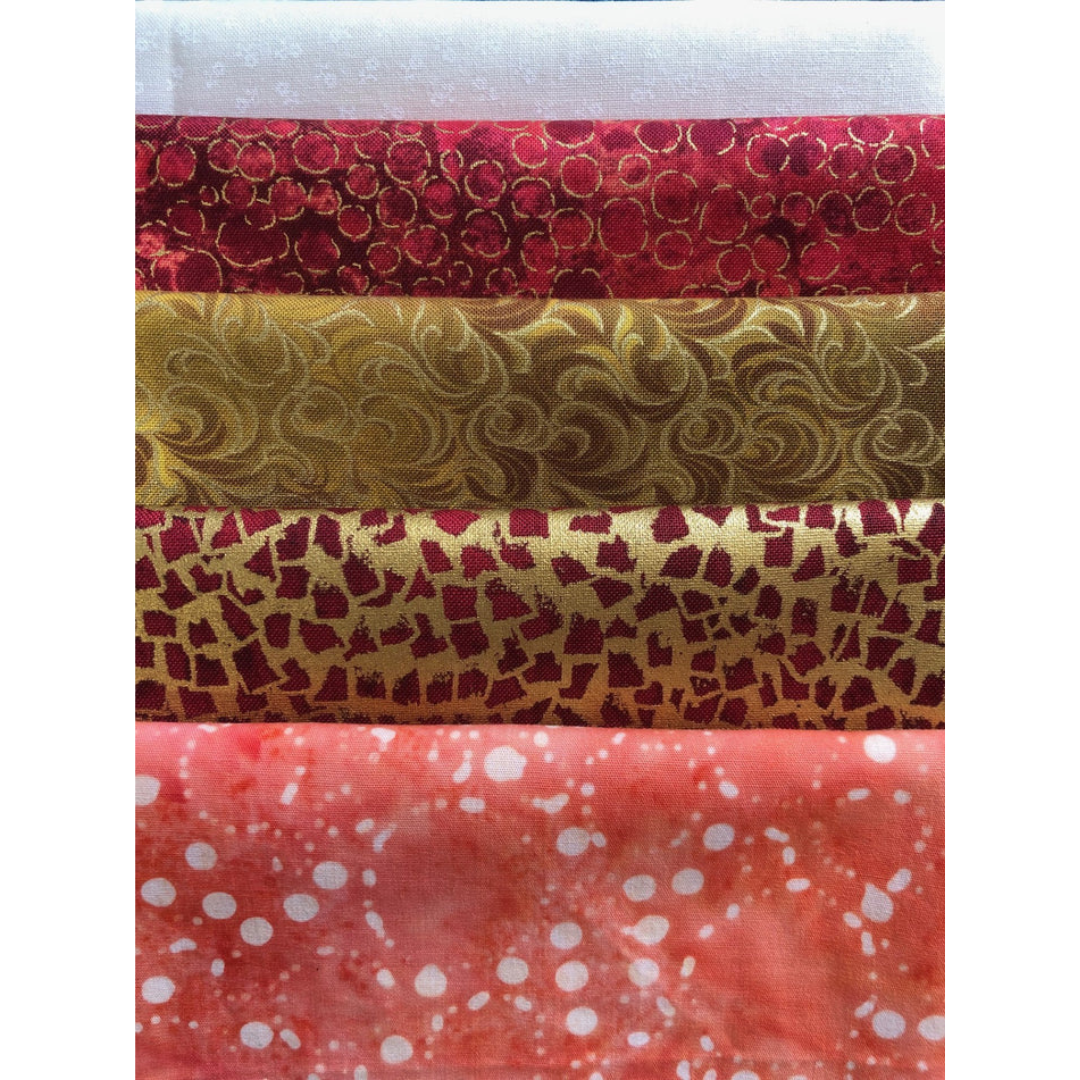 Village Fabrics Fabric Pack - 5 Fat 1/8s