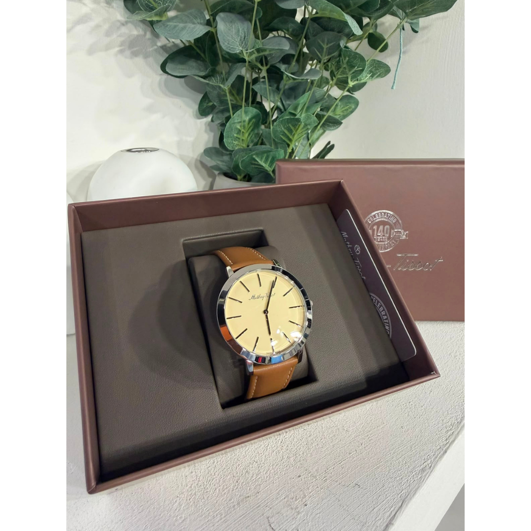 Mathey-Tissot Darius H7915AS Stainless Steel Leather Watch