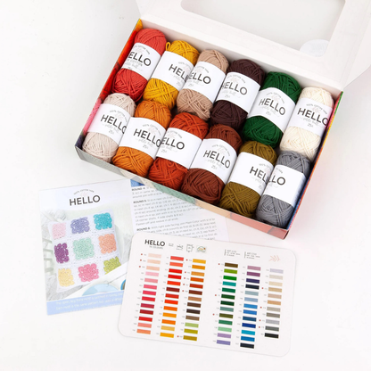 Hello Craft Cotton Box  - 12 x 25g Balls