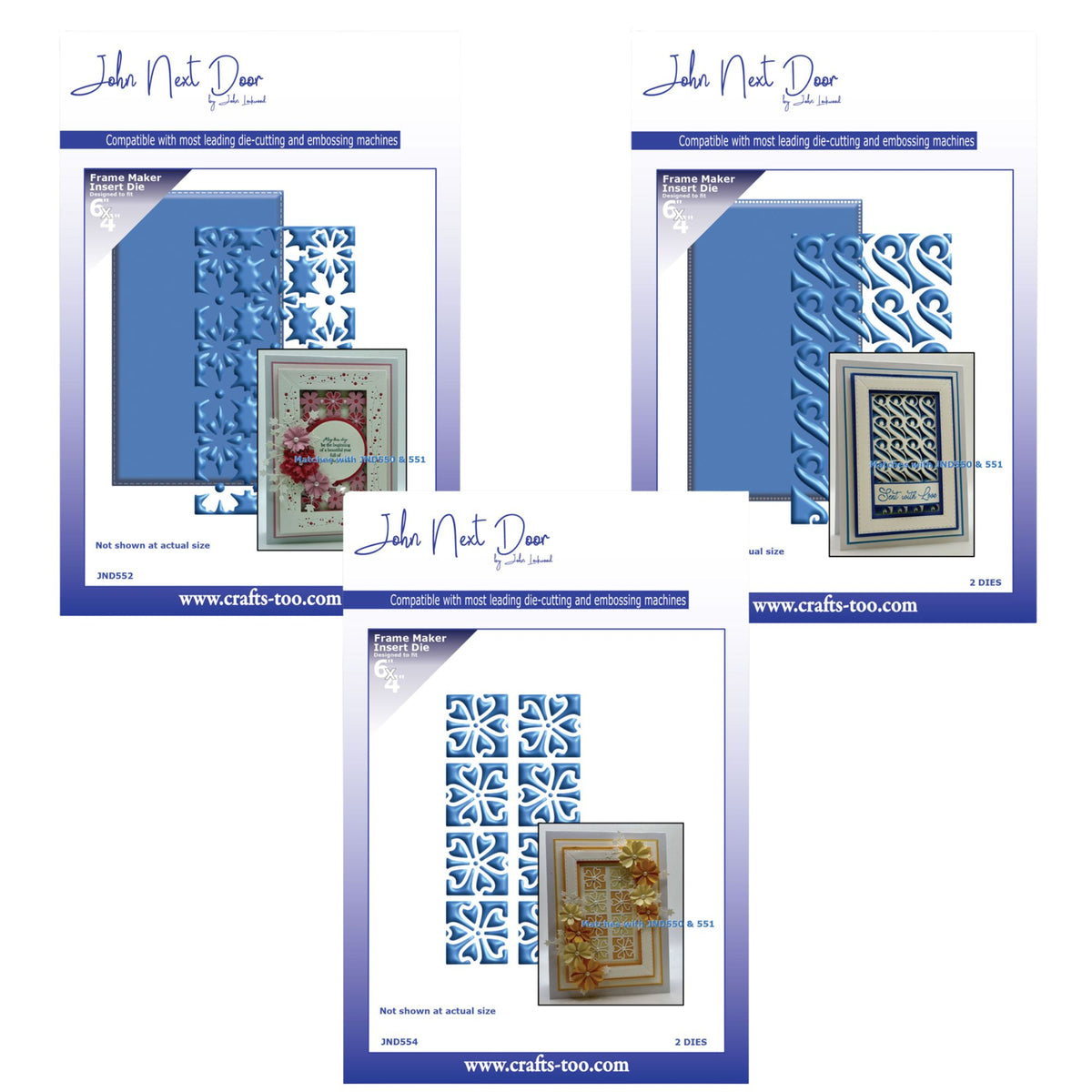 John Next Door - 6x4 Insert Collection - 3 die sets Half Price Ofer