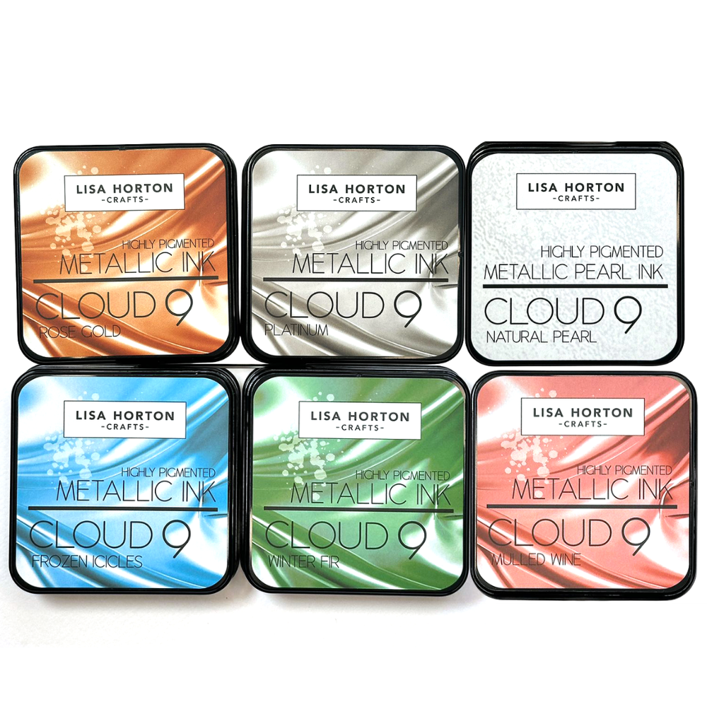 Lisa Horton Crafts Alchemist and Metallic Ink Pad Bundle - 6 Ink Pads