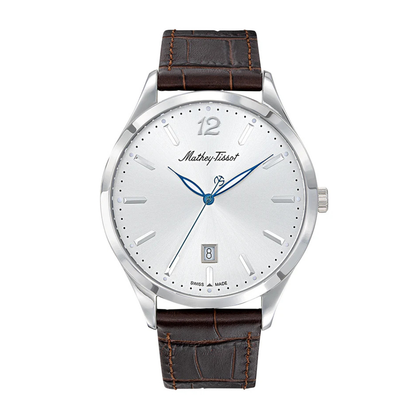 Mathey Tissot Urban Leather Quartz Watch