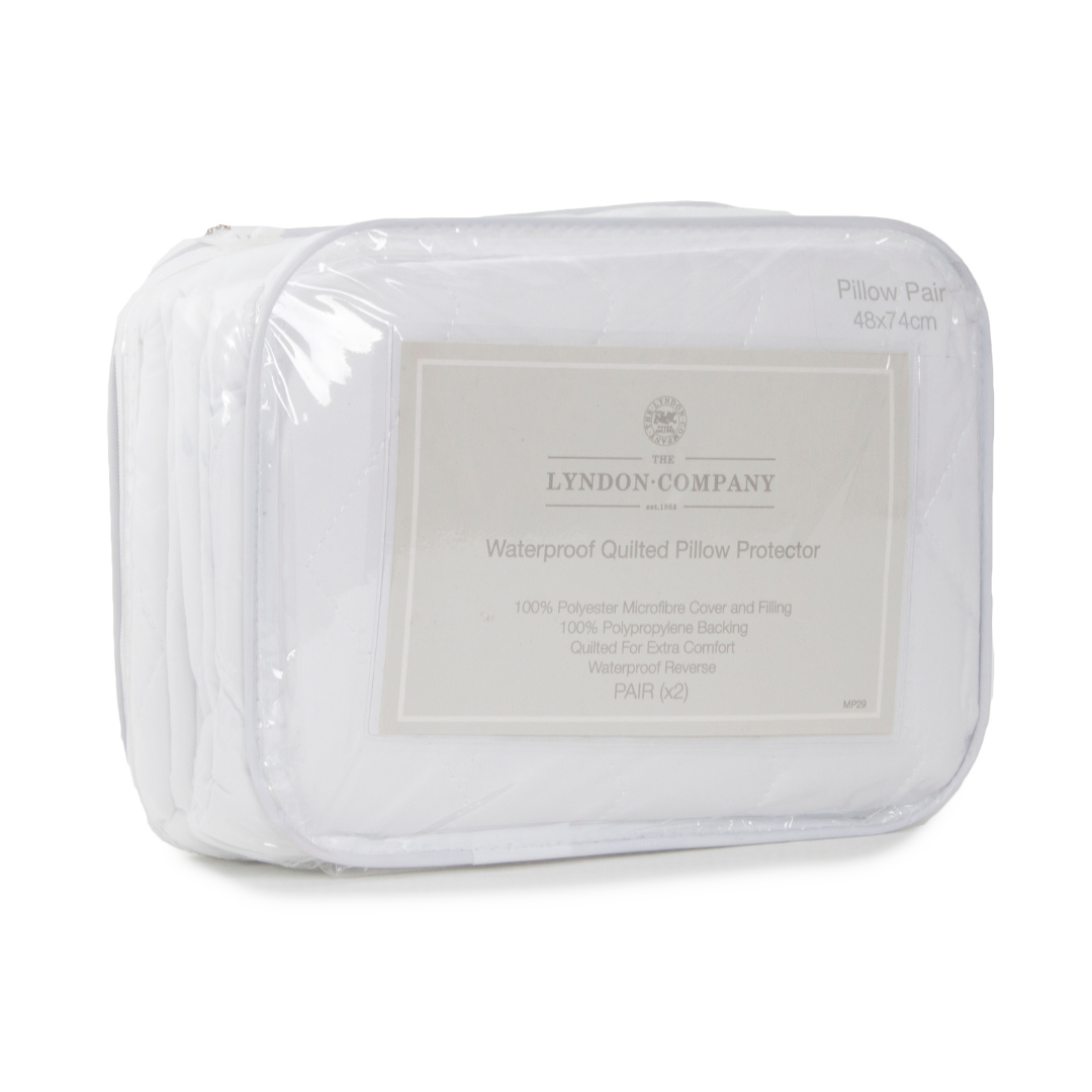 The Lyndon Company Waterproof Pillow Protector Pair