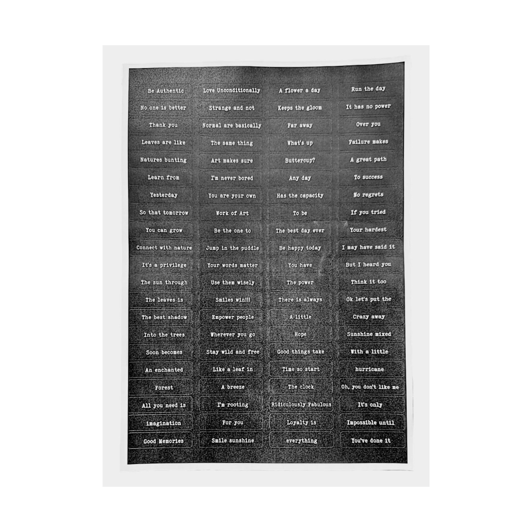Bee Crafty Stickers - Wordy Stickers 3B