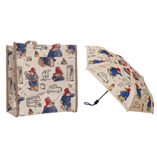Signare Tapestry Shopper Bag with Automatic Umbrella