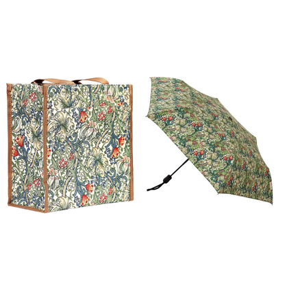 Signare Tapestry Shopper Bag with Automatic Umbrella