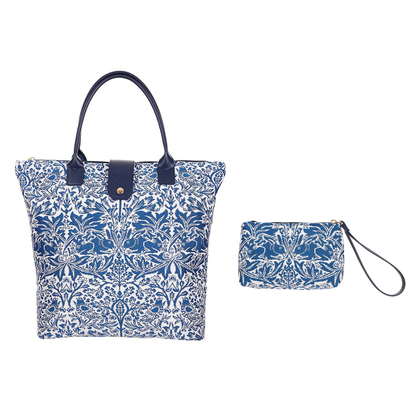 Signare Tapestry William Morris Foldaway Bag & Wristlet