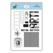 Elizabeth Craft Designs Art & Hobbies Stamp Set - 11 Clear Stamps