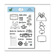 Elizabeth Craft Designs Book Lover Stamp & Die Set - 19 Stamps & 4 Dies
