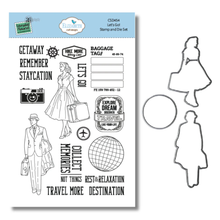 Elizabeth Craft Designs Let's Go Stamp & Die Set