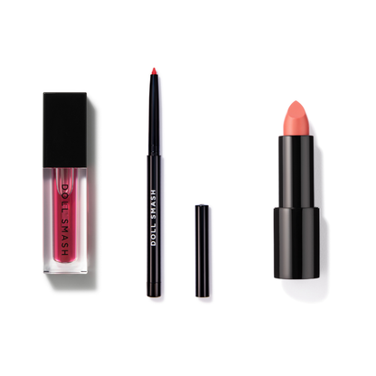 Doll Smash Cosmetics Get The Gloss Kit with Free Powerstay Lipstick worth £24.00