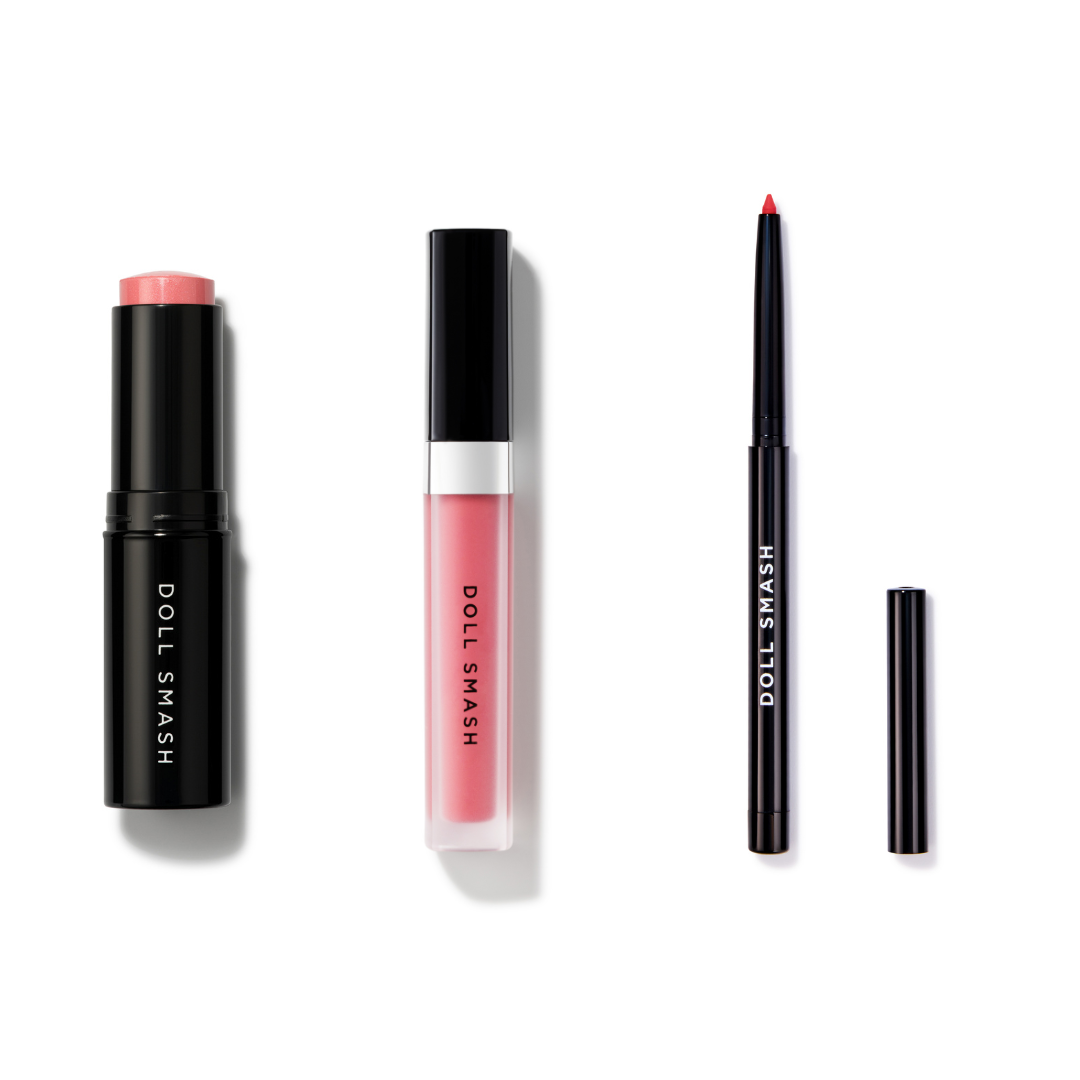 Doll Smash Cosmetics You Make Me Blush Kit with Free Lipliner worth £16