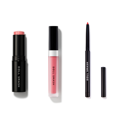 Doll Smash Cosmetics You Make Me Blush Kit with Free Lipliner worth £16