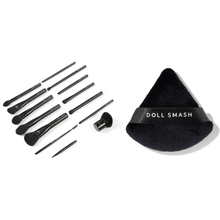 Doll Smash Cosmetics Full Make Up Brush Set With Free Velour Powder Puff Set worth £16.00